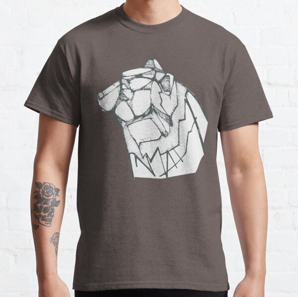 Bear Down Hand-Drawn, Hand Printed T-Shirt |