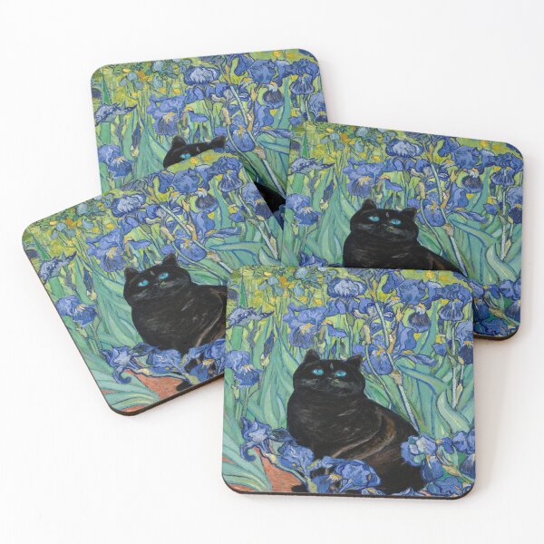 Item preview, Gato de Van Gogh, regalo divertido de la mamá del gato, arte del gato negro, regalo divertido designed and sold by RaspberryEM.
