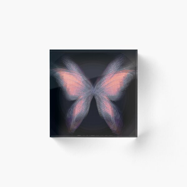 Item preview, Y2K retro inspired pink and purple butterfly and manifest logo designed and sold by 2KSTYLEZ.