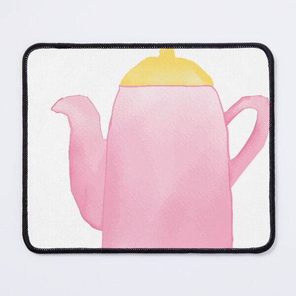 Item preview, Watercolor Cute Kettle tea pot Spring Vibes designed and sold by spaceopy.