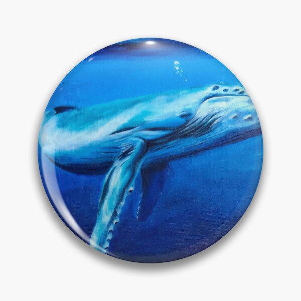 Item preview, Whale In Deep Blue Sea designed and sold by Kedrart.