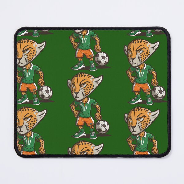 Item preview, funny Clumsy Cheetah football designed and sold by M16ka7a.