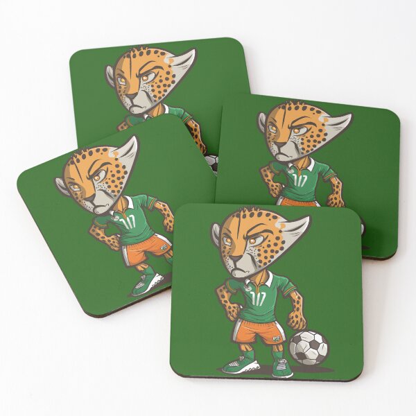 Item preview, funny Clumsy Cheetah football designed and sold by M16ka7a.
