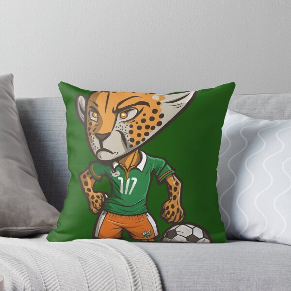 Item preview, funny Clumsy Cheetah football designed and sold by M16ka7a.
