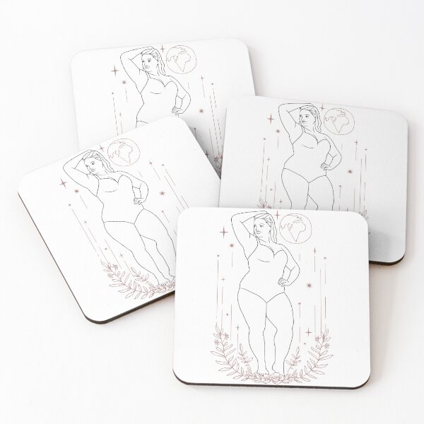 Item preview, Empowering Minimalist: Human Body, Moon, Stars, Sun, Flower, Tattoo, Earth, Infinity, Goddess designed and sold by angelyara.