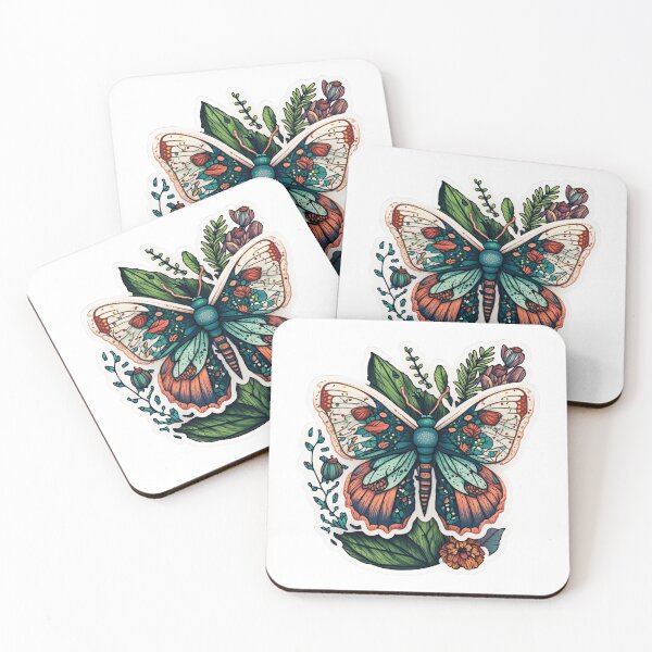 Item preview, Flowery and leafy butterfly designed and sold by anthonygdg.