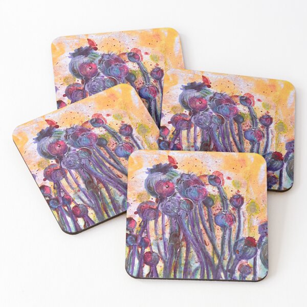 Item preview, Poppies #6, from Nosebleed Abstracts  designed and sold by ISeeYouRaccoon.