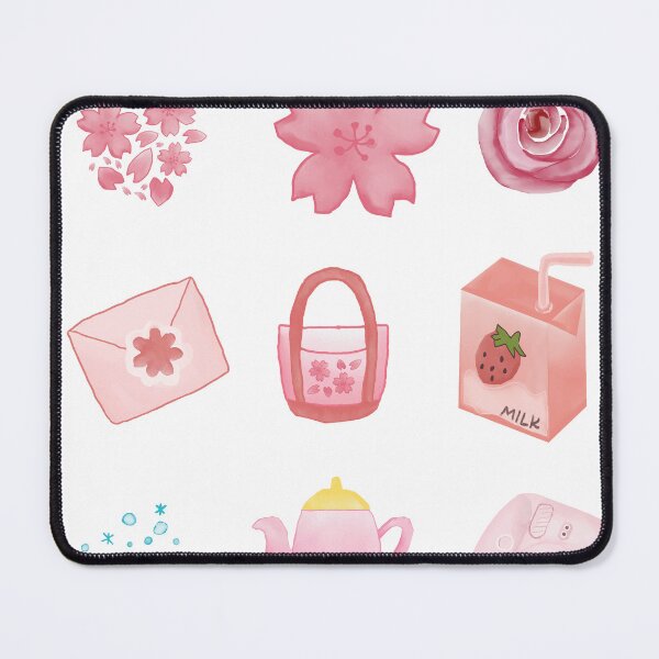 Item preview, Spring has finally arrived. Watercolor Sticker Pack Pink Sakura,Petal,Rose watercolor,tea,kettle, love letter,strawberry milk,vintage camera designed and sold by spaceopy.