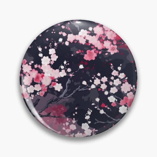 Item preview, Japanese Cherry Blossoms in Snow Sakura Pattern  designed and sold by StudioTokyo.