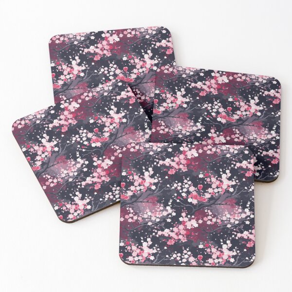 Item preview, Japanese Cherry Blossoms in Snow Sakura Pattern  designed and sold by StudioTokyo.