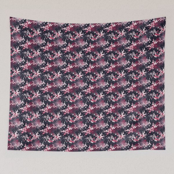Item preview, Japanese Cherry Blossoms in Snow Sakura Pattern  designed and sold by StudioTokyo.