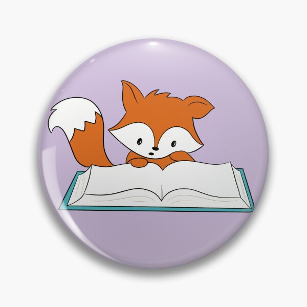 Artikelvorschau, Pfeffer Fox liest entworfen und verkauft von BlueandClaire.