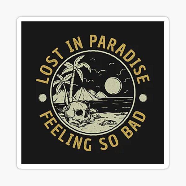 Polaroid Sticker – Lost in Paradise