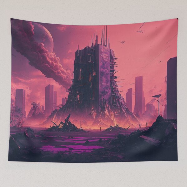 Item preview, Apocalyptic City Ruins designed and sold by Nightarcade.