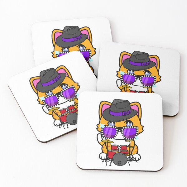 Item preview, Rock and roll Orange Cat playing drums designed and sold by Pet Station.