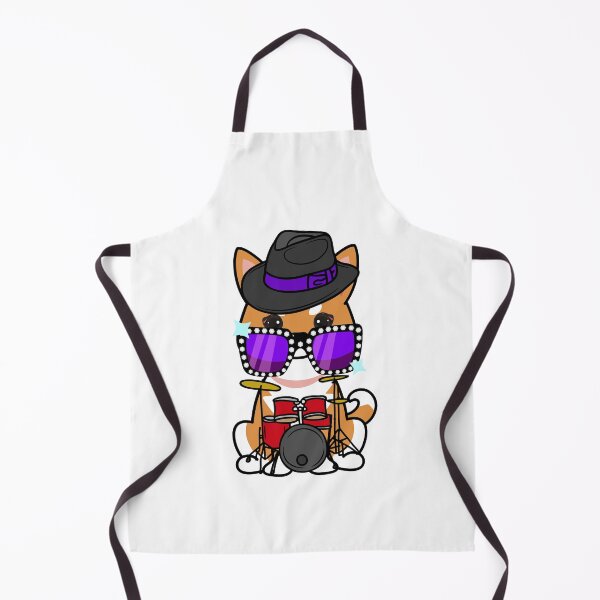 Item preview, Rock and roll Orange Dog playing drums designed and sold by Pet Station.