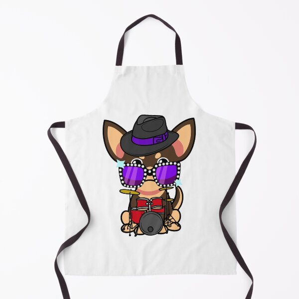 Item preview, Rock and roll Small Dog playing drums designed and sold by Pet Station.
