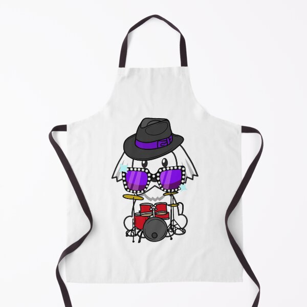 Item preview, Rock and roll White Dog playing drums designed and sold by Pet Station.