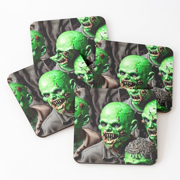 Item preview, Green Zombie Crowd - Seamless Pattern designed and sold by Chubuter.