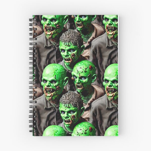 Item preview, Green Zombie Crowd - Seamless Pattern designed and sold by Chubuter.
