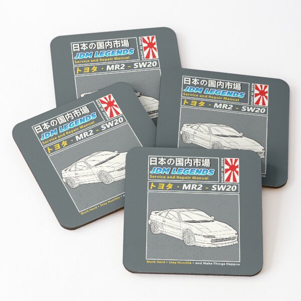 Item preview, Toyota MR2 SW20 1989 Car Manual Book Cover designed and sold by JDM Guyvit.