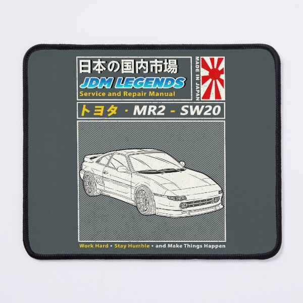 Item preview, Toyota MR2 SW20 1989 Car Manual Book Cover designed and sold by JDM Guyvit.