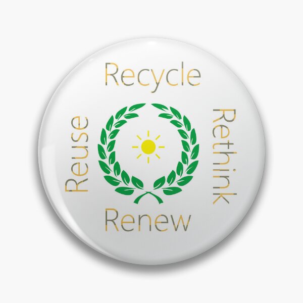 Item preview, Recycle Reuse Renew Rethink designed and sold by VeenaNair23.