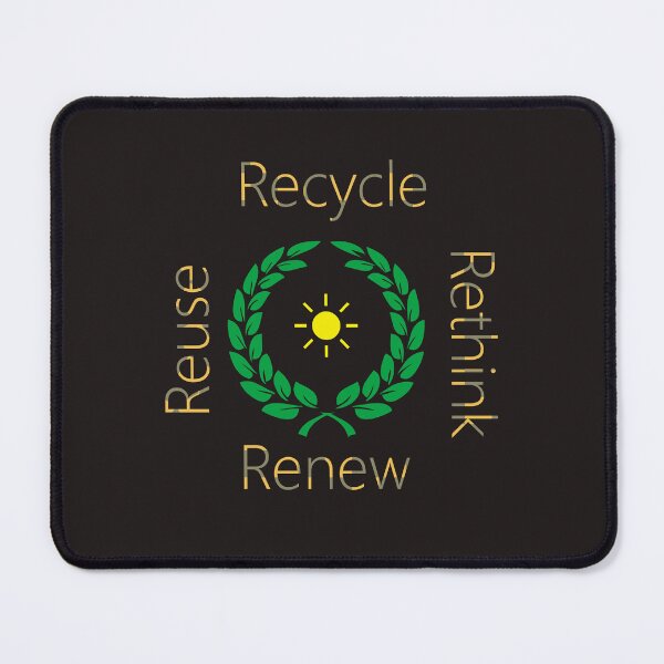 Item preview, Recycle Reuse Renew Rethink designed and sold by VeenaNair23.