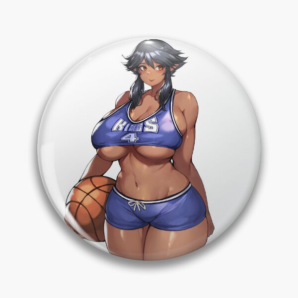 Item preview, Drak Skin Anime Elf Basket Ball Girl designed and sold by Ramnant.