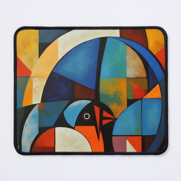 Item preview, Abstract Bird Wall Art Vertical designed and sold by Aelbrn.