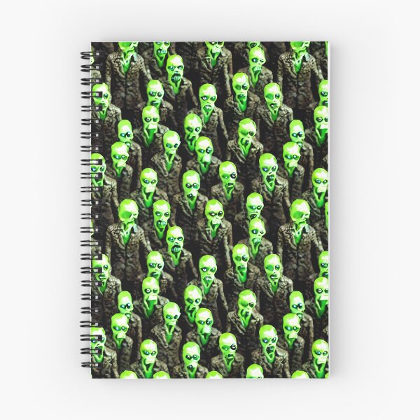 Item preview, Angry Green Zombie Crowd - Seamless Pattern designed and sold by Chubuter.