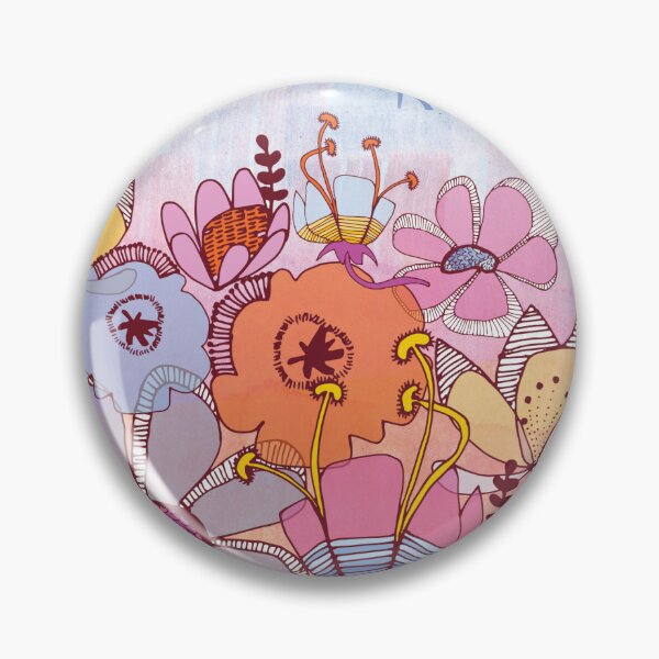Item preview, Happy Flowers Greeting Card designed and sold by ClareMDesign.