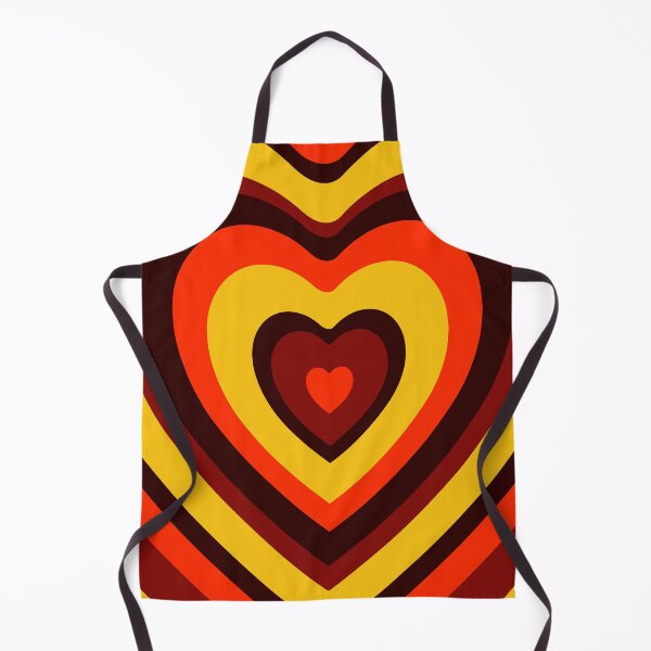 Item preview, Halloween Heart - Brown Orange Yellow Black Version designed and sold by Snarky Studio.
