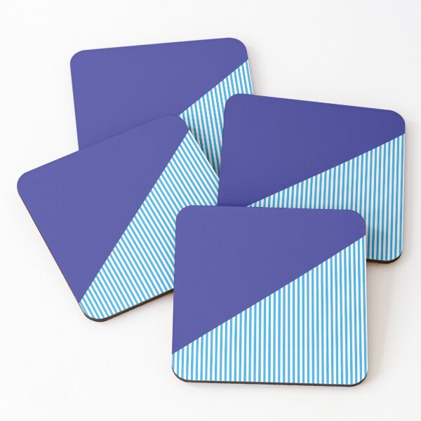 Item preview, Triangle and Stripes | Mixed Patterns | Shades of Blue designed and sold by rsty11.