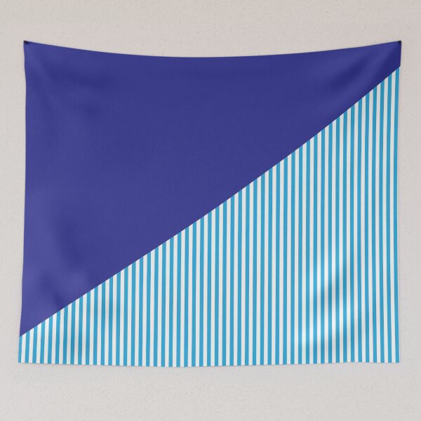 Item preview, Triangle and Stripes | Mixed Patterns | Shades of Blue designed and sold by rsty11.