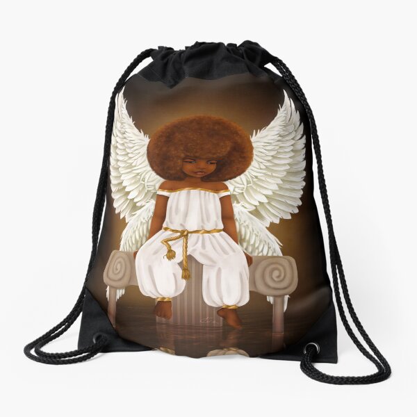 Little Angel Drawstring Bag