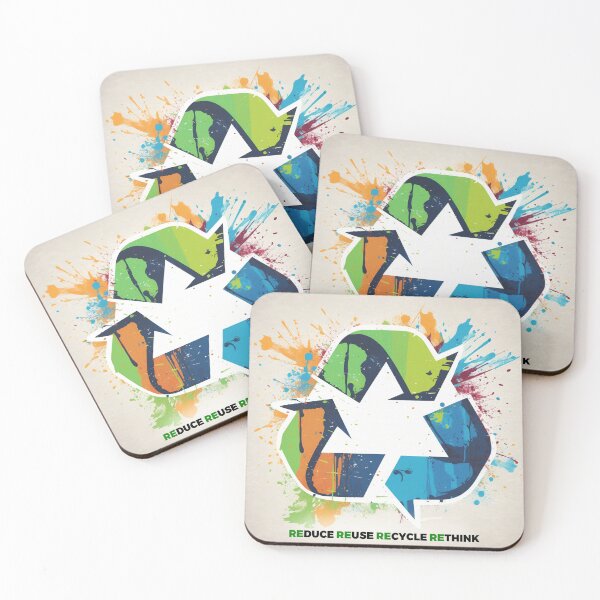 Item preview, Reduce, Reuse, Recycle, Rethink: Sustainable and Conscious Living Design designed and sold by PrettiGreene.