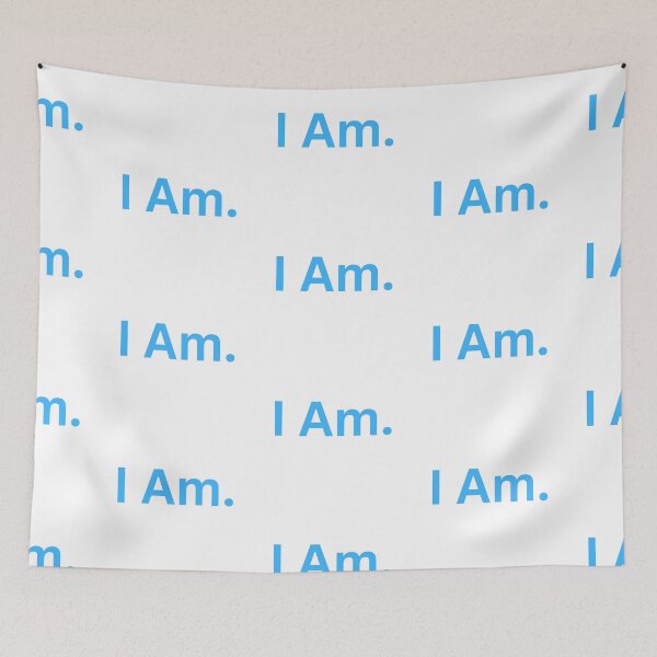 Item preview, I Am. Light Blue designed and sold by TheIAmShop.