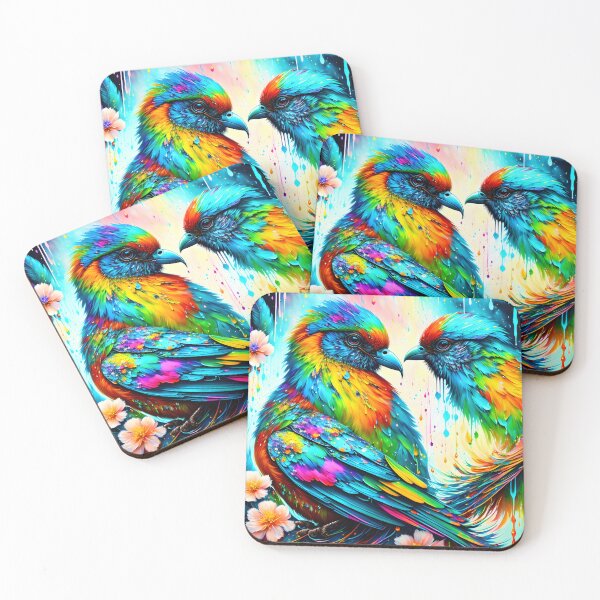 Item preview, Mother bird teaching her baby bird. designed and sold by michel bazinet.