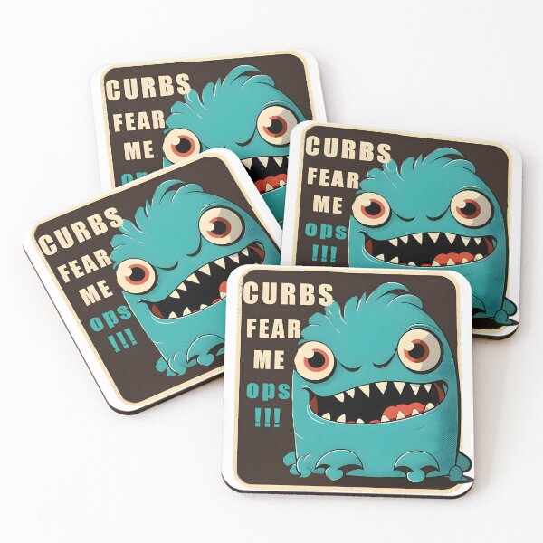 Item preview, curbs fear me,ops! designed and sold by sweetie-monster.