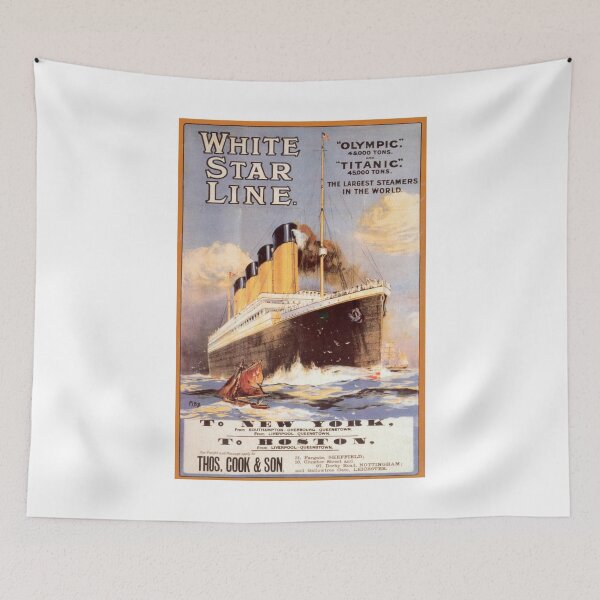 Item preview, Olympic & Titanic Advertisement from Thos. Cook designed and sold by JoeBensonDesign.