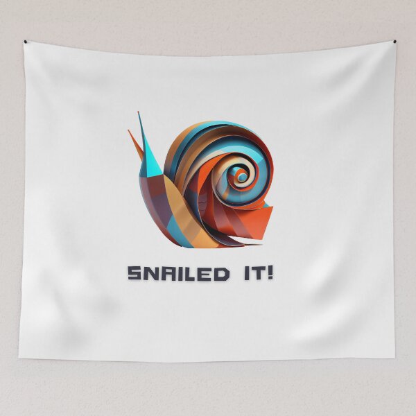Item preview, Fun Snail Design Featuring 'Snailed It' on T-Shirts and More! designed and sold by FiveIntentions.