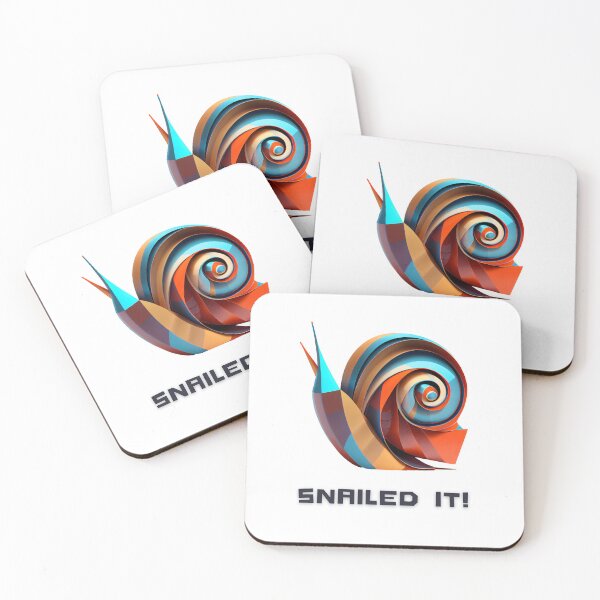 Item preview, Fun Snail Design Featuring 'Snailed It' on T-Shirts and More! designed and sold by FiveIntentions.