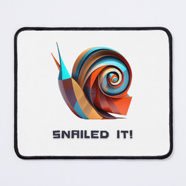 Item preview, Fun Snail Design Featuring 'Snailed It' on T-Shirts and More! designed and sold by FiveIntentions.