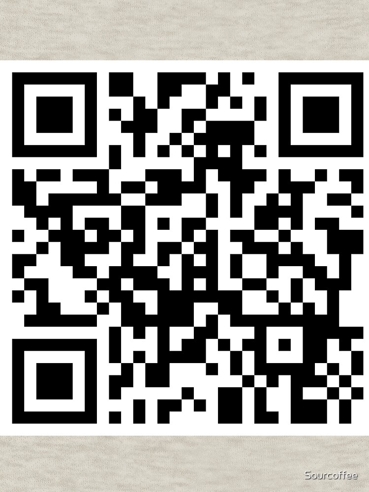 Rick Astley QR Code - Never Gonna Give You Up - Rick Roll Meme Pullover ...