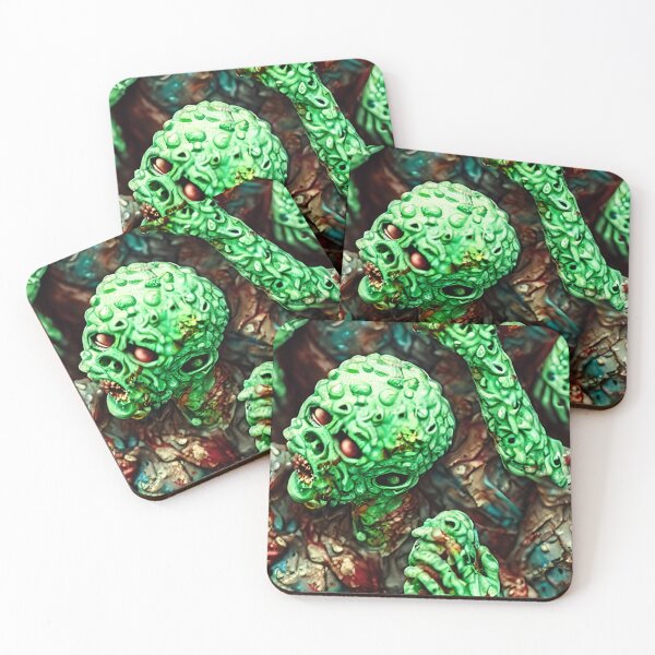 Item preview, Melting Green Zombies - Seamless Pattern designed and sold by Chubuter.