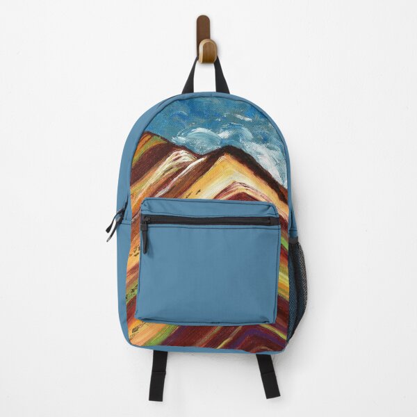 Item preview, Rainbow mountains in Peru painting designed and sold by mariya-ivanova.