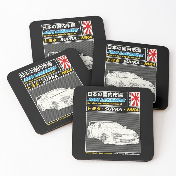 Item preview, JDM Toyota Supra A80 MK4 Car Manual Book Cover designed and sold by JDM Guyvit.