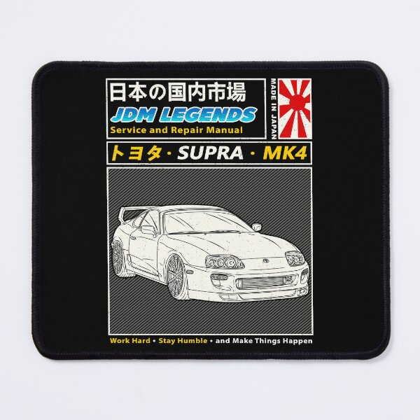 Item preview, JDM Toyota Supra A80 MK4 Car Manual Book Cover designed and sold by JDM Guyvit.