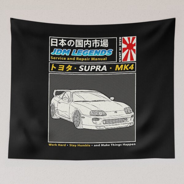 Item preview, JDM Toyota Supra A80 MK4 Car Manual Book Cover designed and sold by JDM Guyvit.